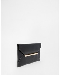 schwarze Clutch von Asos