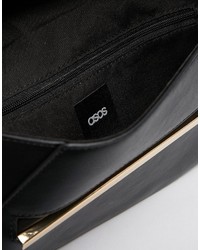 schwarze Clutch von Asos