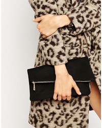 schwarze Clutch von Asos