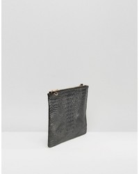 schwarze Clutch von Missguided