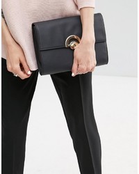 schwarze Clutch von Asos