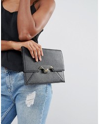 schwarze Clutch von Asos