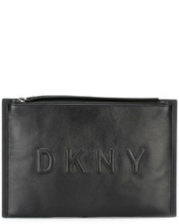 schwarze Clutch von DKNY