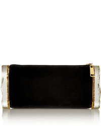 schwarze Clutch von Edie Parker