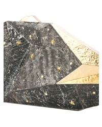 schwarze Clutch von Nathalie Trad