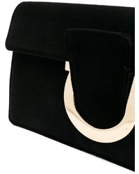 schwarze Clutch von Salvatore Ferragamo