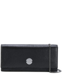 schwarze Clutch von Jimmy Choo