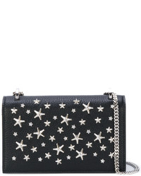 schwarze Clutch von Jimmy Choo