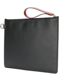 schwarze Clutch von Salvatore Ferragamo