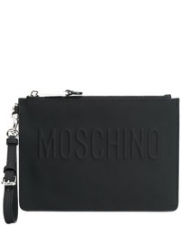 schwarze Clutch von Moschino