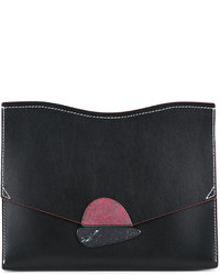 schwarze Clutch von Proenza Schouler