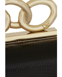 schwarze Clutch von Diane von Furstenberg