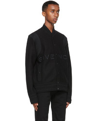 schwarze Collegejacke von Givenchy