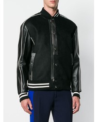 schwarze Collegejacke von Alexander McQueen