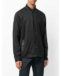 schwarze Collegejacke von John Varvatos