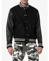 schwarze Collegejacke von Mastermind World