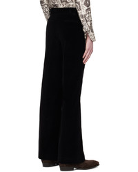 schwarze Cord Chinohose von 73 London