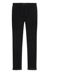 schwarze Cord Chinohose von INDICODE