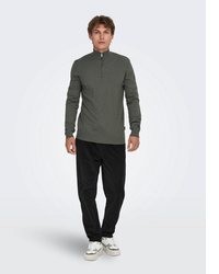 schwarze Cord Chinohose von ONLY & SONS