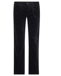 schwarze Cord Chinohose von REDPOINT