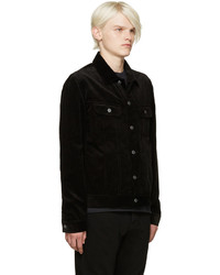 schwarze Cordjacke von A.P.C.