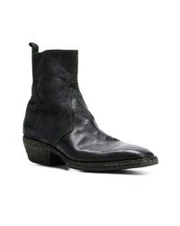 schwarze Cowboystiefel von Premiata