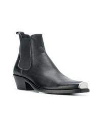 schwarze Cowboystiefel von Calvin Klein 205W39nyc