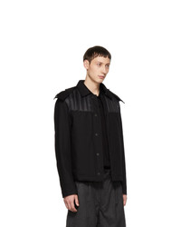 schwarze Daunenjacke von Moncler Genius