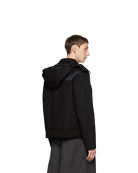 schwarze Daunenjacke von Moncler Genius