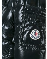 schwarze Daunenjacke von Moncler