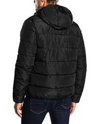 schwarze Daunenjacke von Benetton