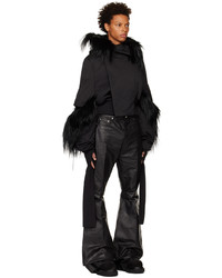 schwarze Daunenjacke von Rick Owens