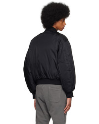 schwarze Daunenjacke von John Elliott