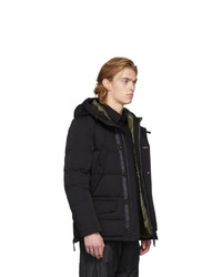 schwarze Daunenjacke von Parajumpers