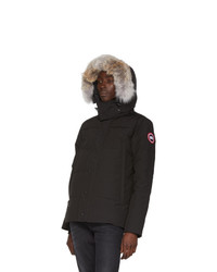 schwarze Daunenjacke von Canada Goose