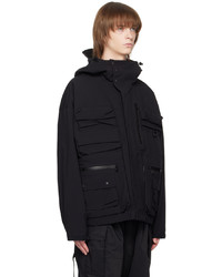 schwarze Daunenjacke von F/CE