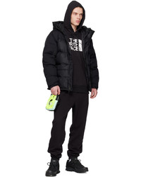 schwarze Daunenjacke von The North Face