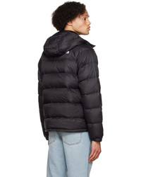 schwarze Daunenjacke von The North Face