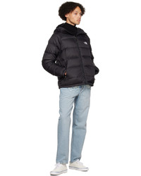 schwarze Daunenjacke von The North Face