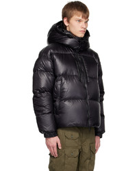 schwarze Daunenjacke von F/CE