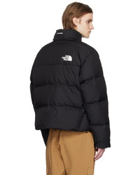 schwarze Daunenjacke von The North Face