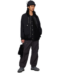 schwarze Daunenjacke von White Mountaineering