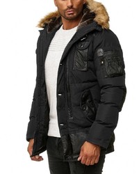 schwarze Daunenjacke von BLACKROCK