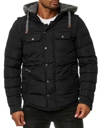 schwarze Daunenjacke von BLACKROCK