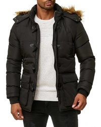 schwarze Daunenjacke von BLACKROCK