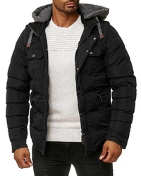 schwarze Daunenjacke von BLACKROCK