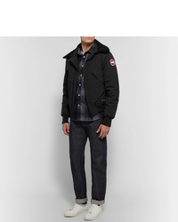 schwarze Daunenjacke von Canada Goose