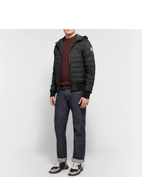 schwarze Daunenjacke von Canada Goose