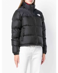 schwarze Daunenjacke von The North Face