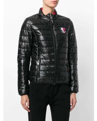 schwarze Daunenjacke von Plein Sport